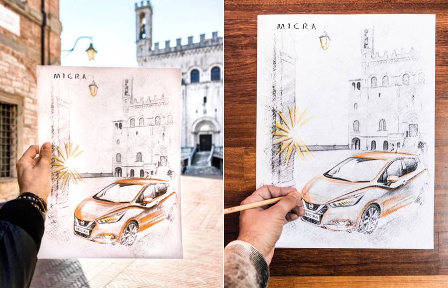 Creative Illustration in City by Paolo Balsamo