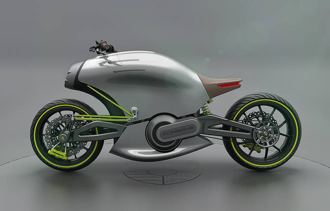 Porsche 618 Electric Motorcycle Project