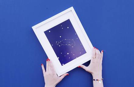 Enchanting Starry Illustration by Rafaela Martinez