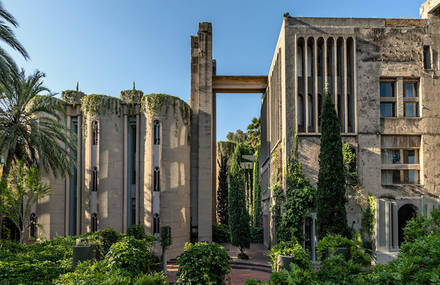 Resplendent Old Factory in Spain by Ricardo Bofill
