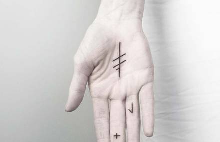 Geometrical & Minimalist Tatoos by Malvina Maria Wisniewska