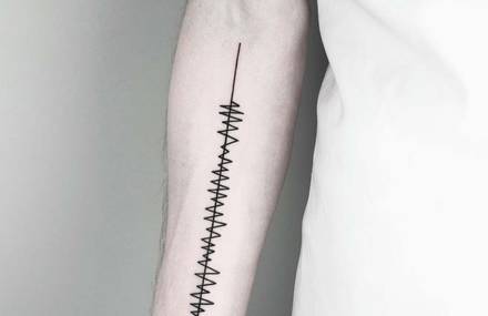 Geometrical & Minimalist Tatoos by Malvina Maria Wisniewska