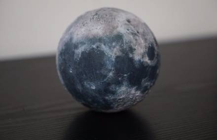 Tiny Realistic 3D Printed Solar System