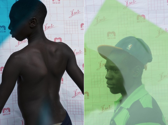 What type of film did Viviane Sassen use for her Africa pictures