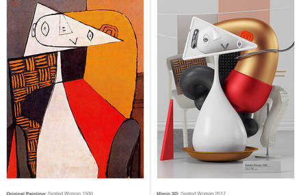 Splendid 3D Sculptures of Pablo Picasso Painting