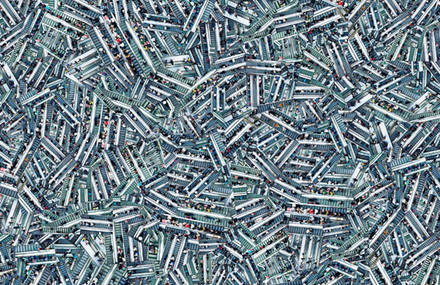 Incredible Photomontages of Density in Hong-Kong