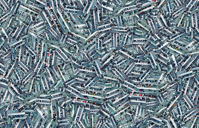 Incredible Photomontages of Density in Hong-Kong