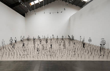 Three Thousand Miniature Figurines by Zadok Ben-David