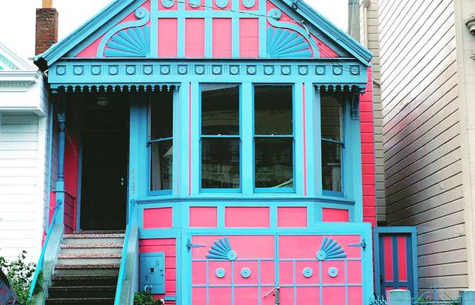 Poetic Pictures of San Francisco Colorful Houses