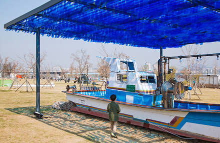 Incredible Boat Installation in Seoul