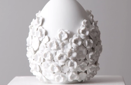 Beautiful Ceramic Easter Eggs by Juliette Clovis