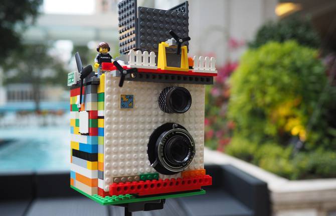 Clever Instant Camera Created with LEGO