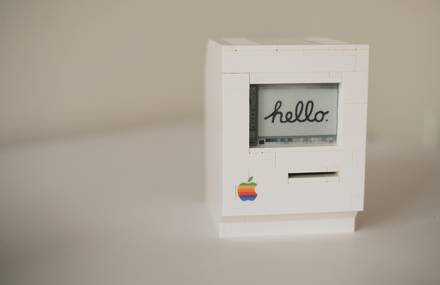 Cute LEGO Replica of an Old Macintosh