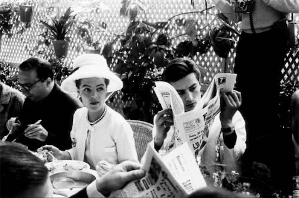 ROMY SCHNEIDER ALAIN DELON : FESTIVAL DE CANNES 1962