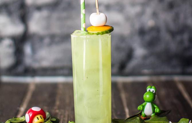 Great Super Mario Themed Pop-Up Bar