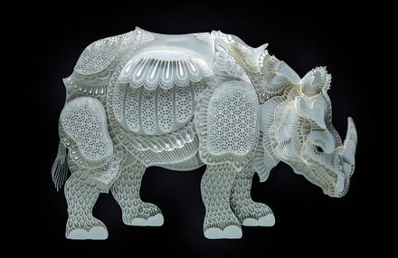 Impressive Papercuts of Endangered Species