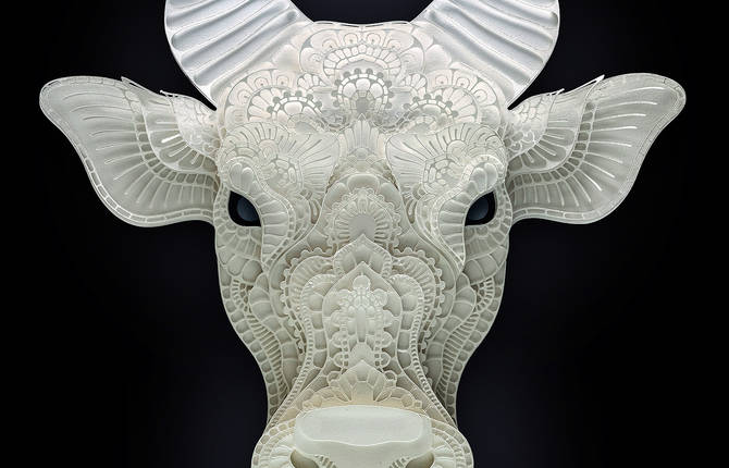 Impressive Papercuts of Endangered Species