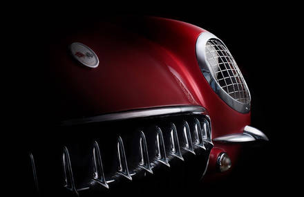 Beautiful Art Photographs of a 1954 Corvette