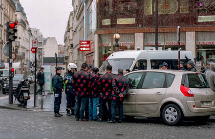 Original Photo Series Along a Paris Bus Line