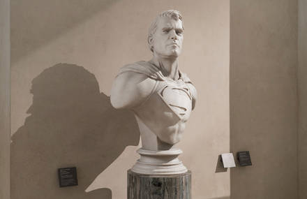 Stunning Marble Statues of Super Heroes