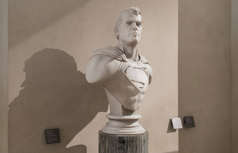 Stunning Marble Statues of Super Heroes