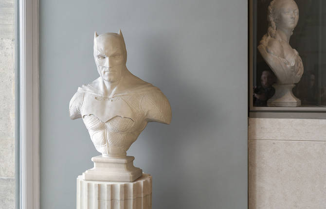 Stunning Marble Statues of Super Heroes