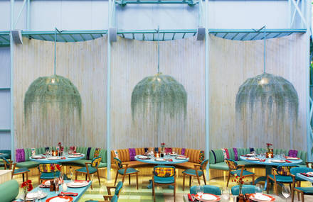 Tropical & Colorful Madero Café by Taller KEN