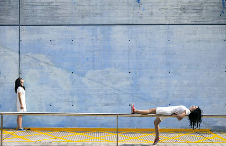 Joyful Picture Series of Two Twin Sisters