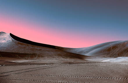 Marvelous Lights in Desert by Stefano Gardel