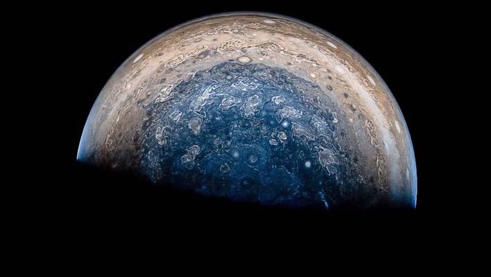 View of Jupiter from NASA’s Juno Spacecraft