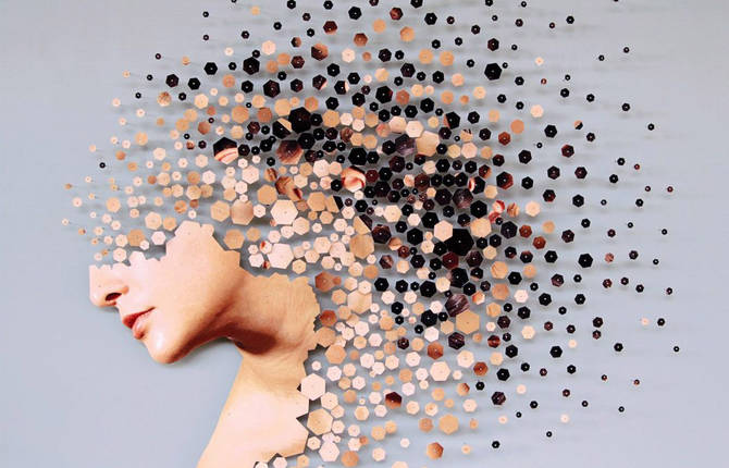 New Fragmented Portraits by Micaela Lattanzio