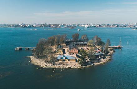 Beautiful Sauna in Island of Helsinki