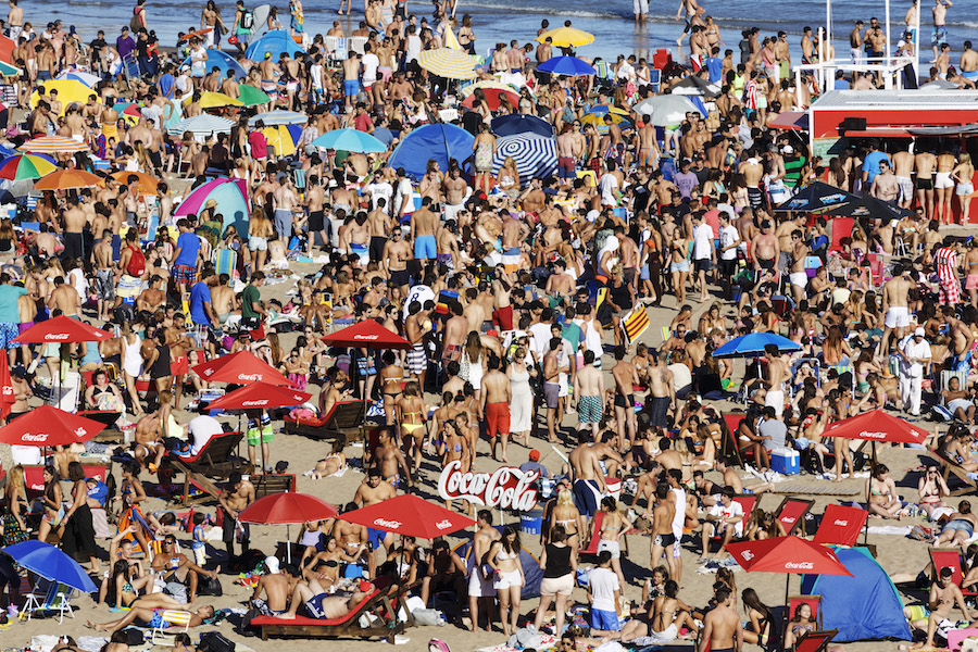 ARGENTINA. Mar Del Plata. Grandé Beach. 2014.