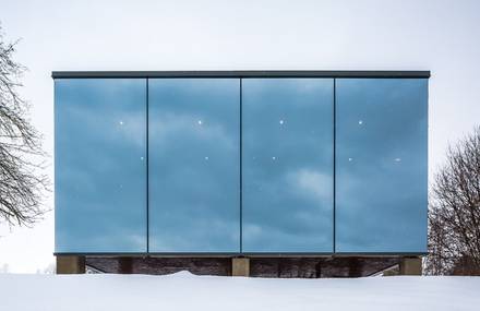 Beautiful Mirror Hotel Room in Estonia