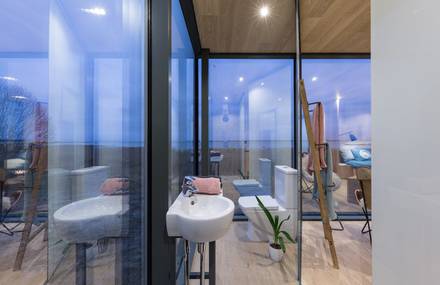 Beautiful Mirror Hotel Room in Estonia