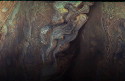 New Pictures of Jupiter from Juno Space Probe