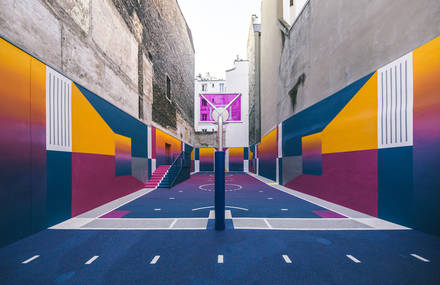 New Basketball Court by Pigalle with Nike