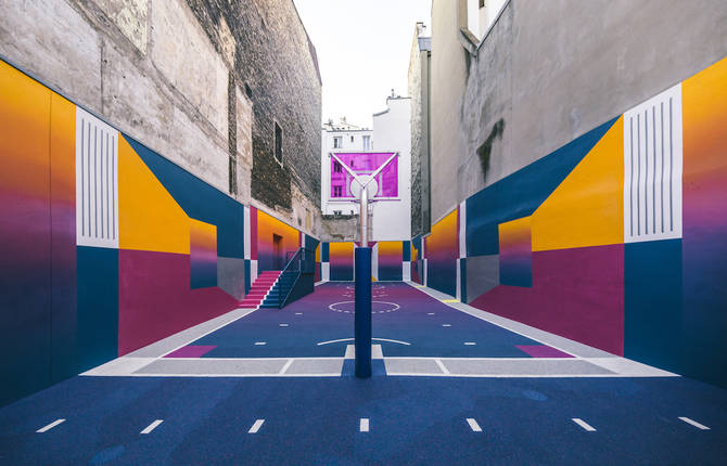 New Basketball Court by Pigalle with Nike