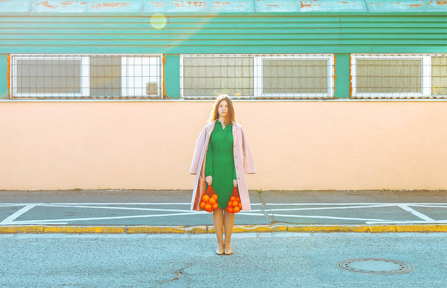 Poetic Portraits Before Walls by Maria Svarbova