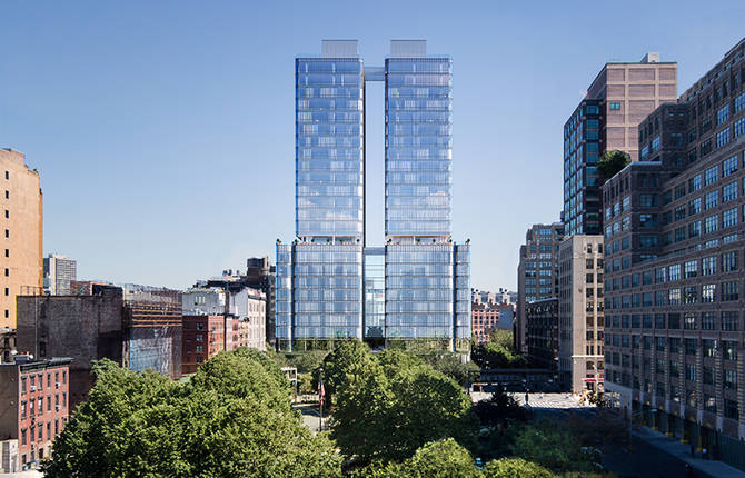 565 Broome Soho Tower in New York by Renzo Piano