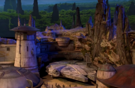 Disney Parks Star Wars-Inspired Land Model