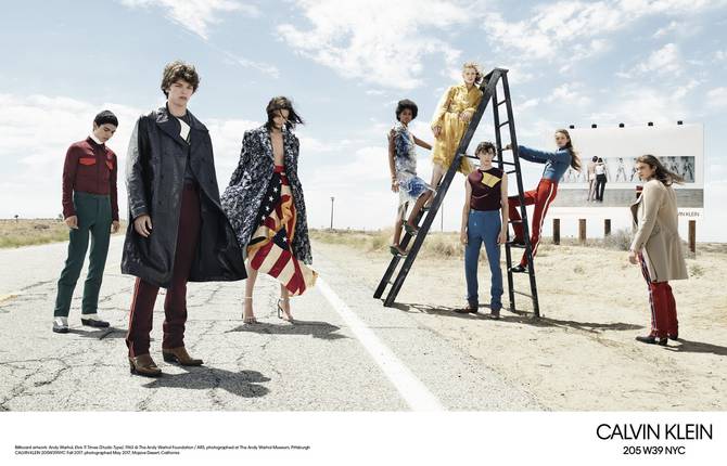 Raf Simons First Campaign for Calvin Klein