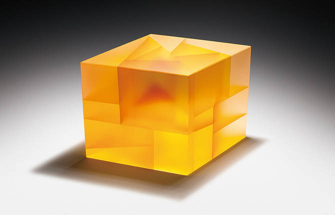 Geometric & Colorful Glass Sculptures by Jiyong Lee