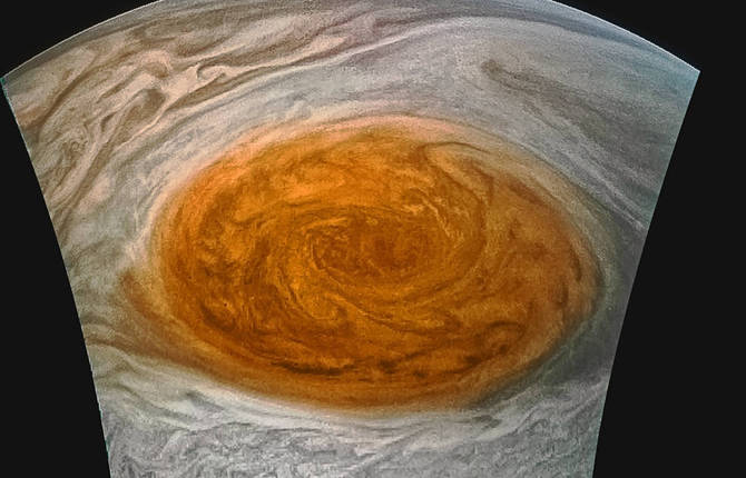 Incredible Pictures of Jupiter Red Spot