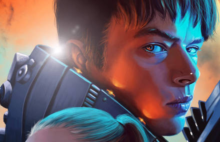 Amazing Valerian Illustration by Flore Maquin