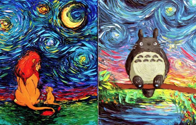 Sweet Reinterpretations of Van Gogh Painting