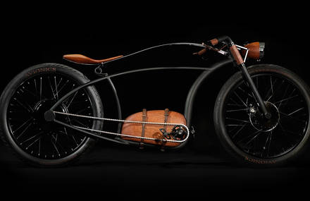 Beautiful Retro Style Electric Bicycle