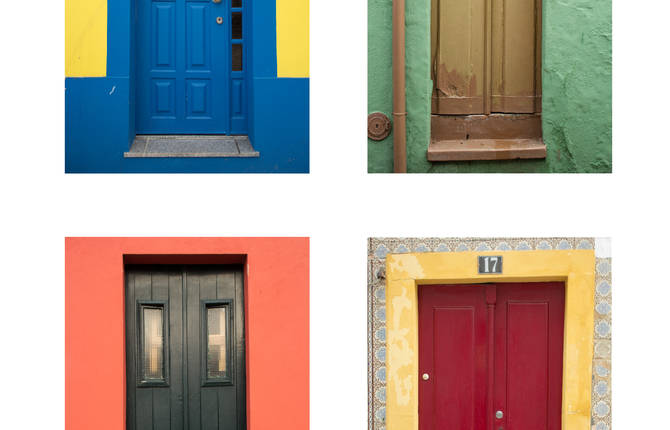 Colorful Doors in Aveiro by Catarina Soares