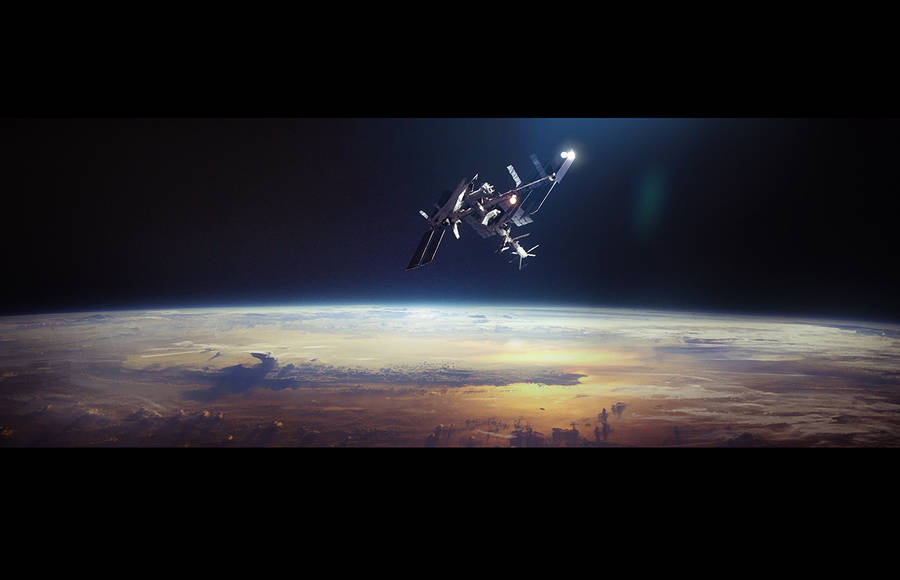 Poetic Illustrated Story in Space by Thomas Dubois