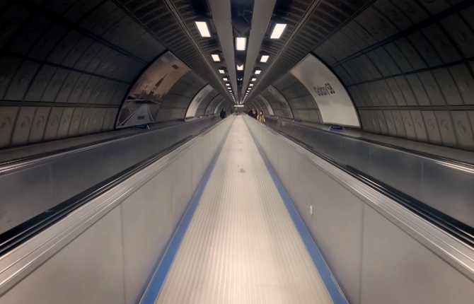 Mesmerizing Underground Tunnels in London